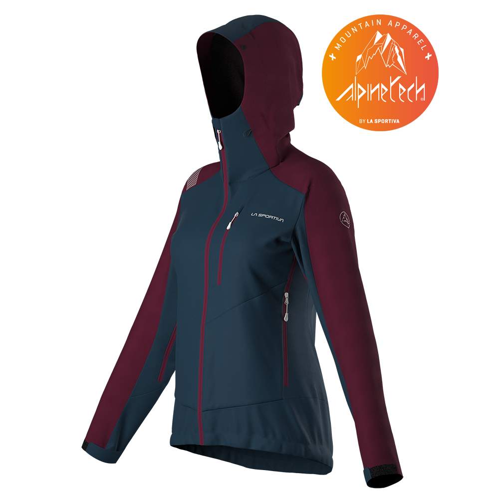 Bunda pro ženy La Sportiva ALPINE GUIDE SOFTSHELL JACKET Women SLEVA 22 Hudy.cz