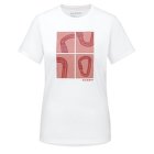 Triko krátký rukáv Mammut Sloper T-Shirt Carabiners Women white 0243