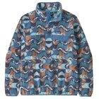 Mikina Patagonia Lightweight Synch Snap-T Pulover Women Swallowtail Geo: Still Blue