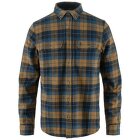 Košile dlouhý rukáv Fjällräven Singi Heavy Flannel Shirt Men Dark Navy-Buckwheat Brown