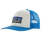 Šiltovka Patagonia P-6 Logo Trucker Hat White w/Vessel Blue