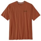 Tričko krátky rukáv Patagonia P-6 Logo Responsibili Tee Men Redtail Rust