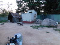 skromná kuchyně u místních