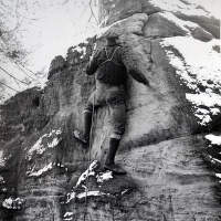 Petr Mocek oblečení na lezení 70. léta