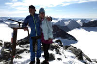 Vrcholovka Galdhoppigen 2496m