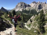 dolomity trekking