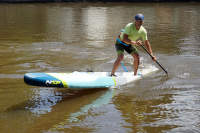 paddleboarding zpevní celé tělo