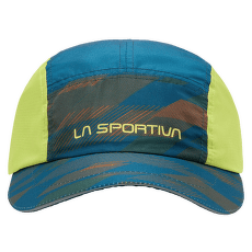 Kšiltovka La Sportiva SKYLINE CAP Storm Blue/Lime Punch
