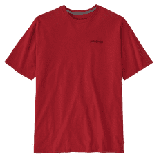 Tričko krátky rukáv Patagonia P-6 Logo Responsibili Tee Men Touring Red