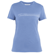 Tričko krátky rukáv Icebreaker Merino 150 Tech Lite SS Tee Camping Lines Women BAJA