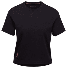 Tričko krátky rukáv Mammut Massone T-Shirt Cropped Women Patch black 0001