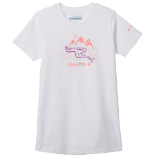 Tričko krátky rukáv Columbia Mission Lake Short Sleeve Graphic Shirt Girls White, Weaving Waterscape 106