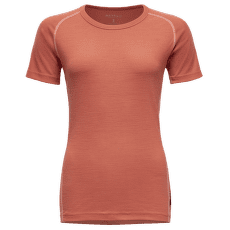 Tričko krátky rukáv Devold Lauparen Merino 190 Base Tee Women 121A CORAL