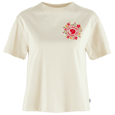 Triko krátký rukáv Fjällräven Fjällblomster Logo T-Shirt Women Chalk White