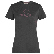 Triko krátký rukáv Icebreaker Merino 150 Tech Lite SS Tee Sunrise Summit Women OBSIDIAN