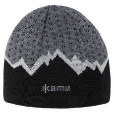 Čepice Kama KNITTED MERINO BEANIE KAMA A169 black 110