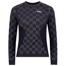 Tričko dlhý rukáv Mons Royale Ascender Merino Seamless Long Sleeve Women Forged Iron / Black