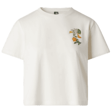 Triko krátký rukáv The North Face Flora Embro Regular Short Sleeve Tee-Graphic Women WHITE DUNE