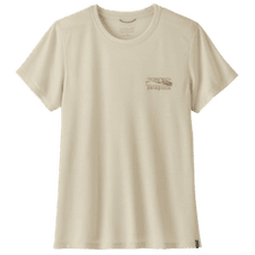 Triko krátký rukáv Patagonia Cap Cool Trail Shirt - Stratapeaks Women Dyno White