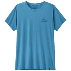 Tričko krátky rukáv Patagonia Cap Cool Daily Shirt - Cloud Crag Women Shore Blue - Light Shore Blue X-Dye