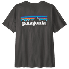 Tričko krátky rukáv Patagonia P-6 Logo T-Shirt Men Ink Black