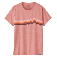 Cap Cool Daily Graphic Shirt Women Ridge Rise Stripe: Sunfade Pink X-Dye