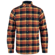 Singi Heavy Flannel Shirt Men Autumn Leaf-Dark Navy