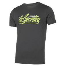 Tričko krátky rukáv La Sportiva RETRO T-SHIRT Men Carbon/Lime Punch