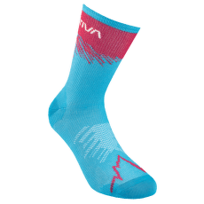 Ponožky La Sportiva SKY SOCKS Malibu Blue/Hibiscus