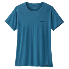 Triko krátký rukáv Patagonia Cap Cool Daily Graphic Shirt Waters Women Boardshort Logo: Wavy Blue X-Dye