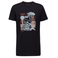 Tričko krátky rukáv Mammut Massone T-Shirt Rocks Men black 0001