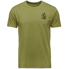 Triko krátký rukáv Black Diamond Boulder SS Tee Men Camp Green