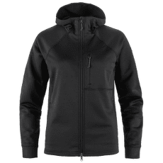 Mikina Fjällräven Abisko Grid Fleece Hoodie Women Black