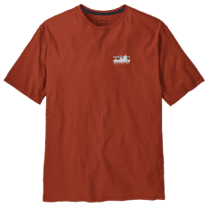 Tričko krátky rukáv Patagonia 73 Skyline Organic T-Shirt Men Burnished Red