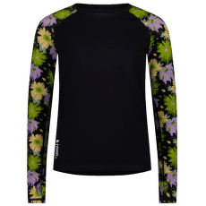 Triko dlouhý rukáv Mons Royale Bella Tech LS Alpine Bloom / Black