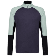 Triko dlouhý rukáv Mons Royale Olympus Merino Half Zip Men Dew / 9 Iron / Black