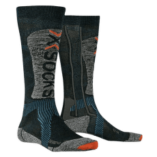 Ponožky X-Bionic X-SOCKS® SKI ENERGIZER LT 4.0 PETROL/STONE GREY MELANGE