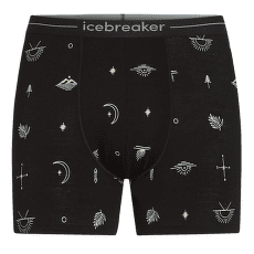 Boxerky Icebreaker Merino 150 Anatomica Boxers Explore More AOP Men BLACK/AOP