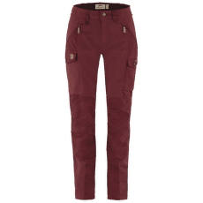 Nikka Curved Pants Women Bordeaux Red