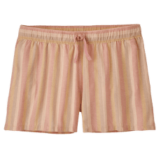Island Hemp Baggies Shorts Women Cali Stripe: Sunfade Pink