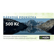 HUDY Dárková poukázka 500 Kč