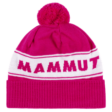 Čepice Mammut Peaks Beanie pink-white