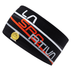 Čelenka La Sportiva Stripe Headband Black/Cherry Tomato