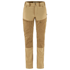 Kalhoty Fjällräven Abisko Midsummer Trousers Women Regular Dune Beige-Buckwheat Brown
