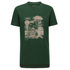 Tričko krátky rukáv Mammut Massone T-Shirt Rocks Men woods