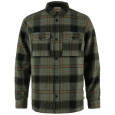 Košile dlouhý rukáv Fjällräven Övik Lite Padded Shirt Men Deep Forest-Black