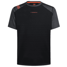 Triko krátký rukáv La Sportiva SUNFIRE T-SHIRT Men Black/Cherry Tomato