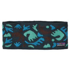 Čelenka Patagonia Powder Town Headband Across Oceans: Smolder Blue