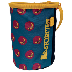 Vrecko La Sportiva Climbing On The Moon Chalk Bag Turchese/Giallo