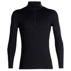 Tričko dlhý rukáv Icebreaker Merino 200 Oasis LS Half Zip Men Black